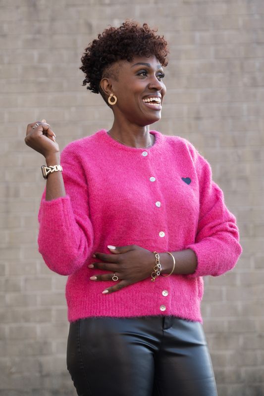 Gilet «  BLOOM-Fushia »