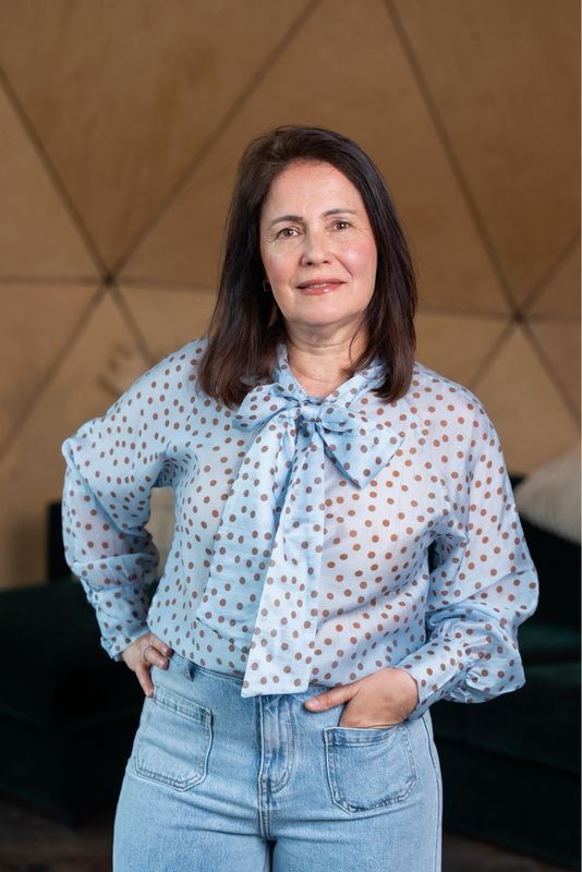 Blouse «&nbsp;ARIA&nbsp;» bleu 