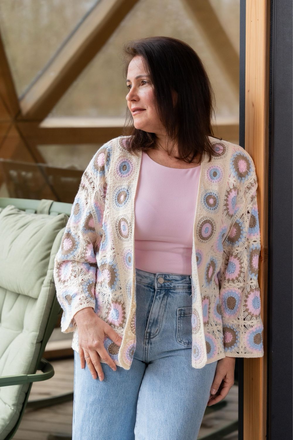 Gilet en crochet «&nbsp;KIMI&nbsp;»