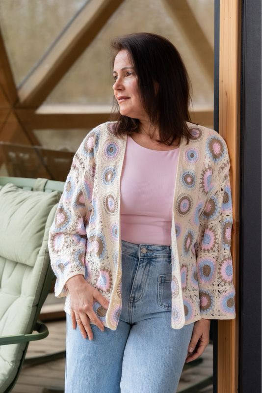 Gilet en crochet «&nbsp;KIMI&nbsp;»