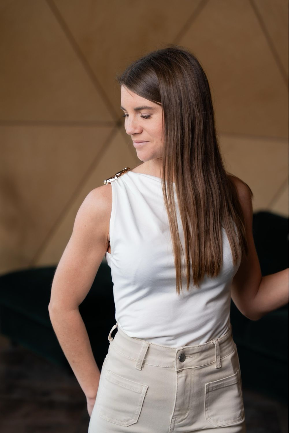 Top «&nbsp;SONIA&nbsp;» Blanc