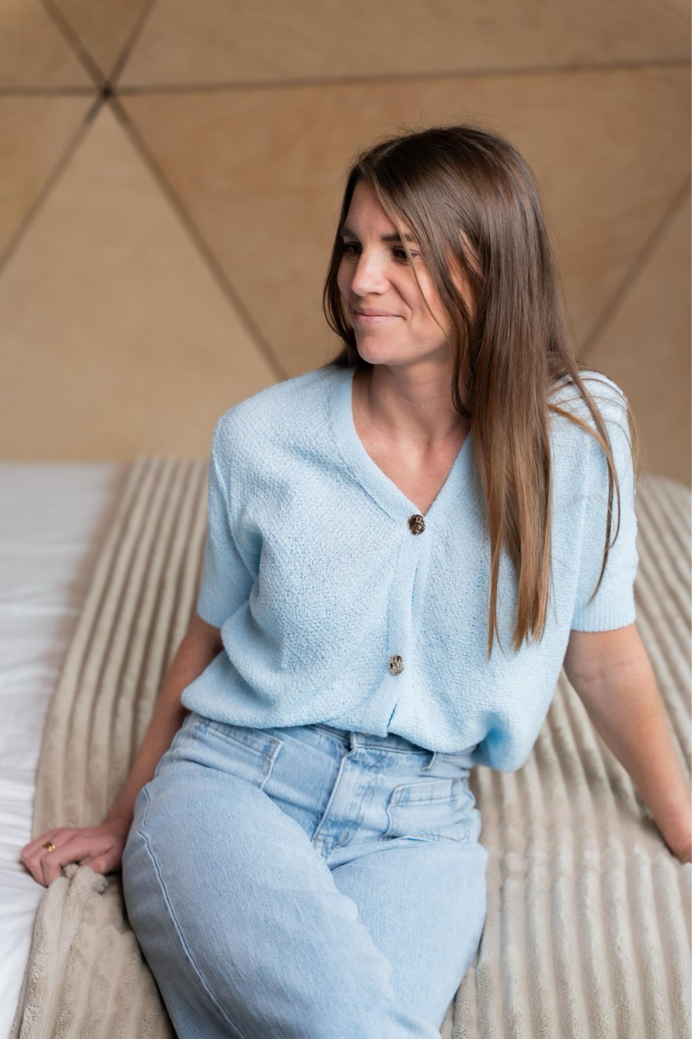 T-shirt «&nbsp;GIULIA&nbsp;» bleu