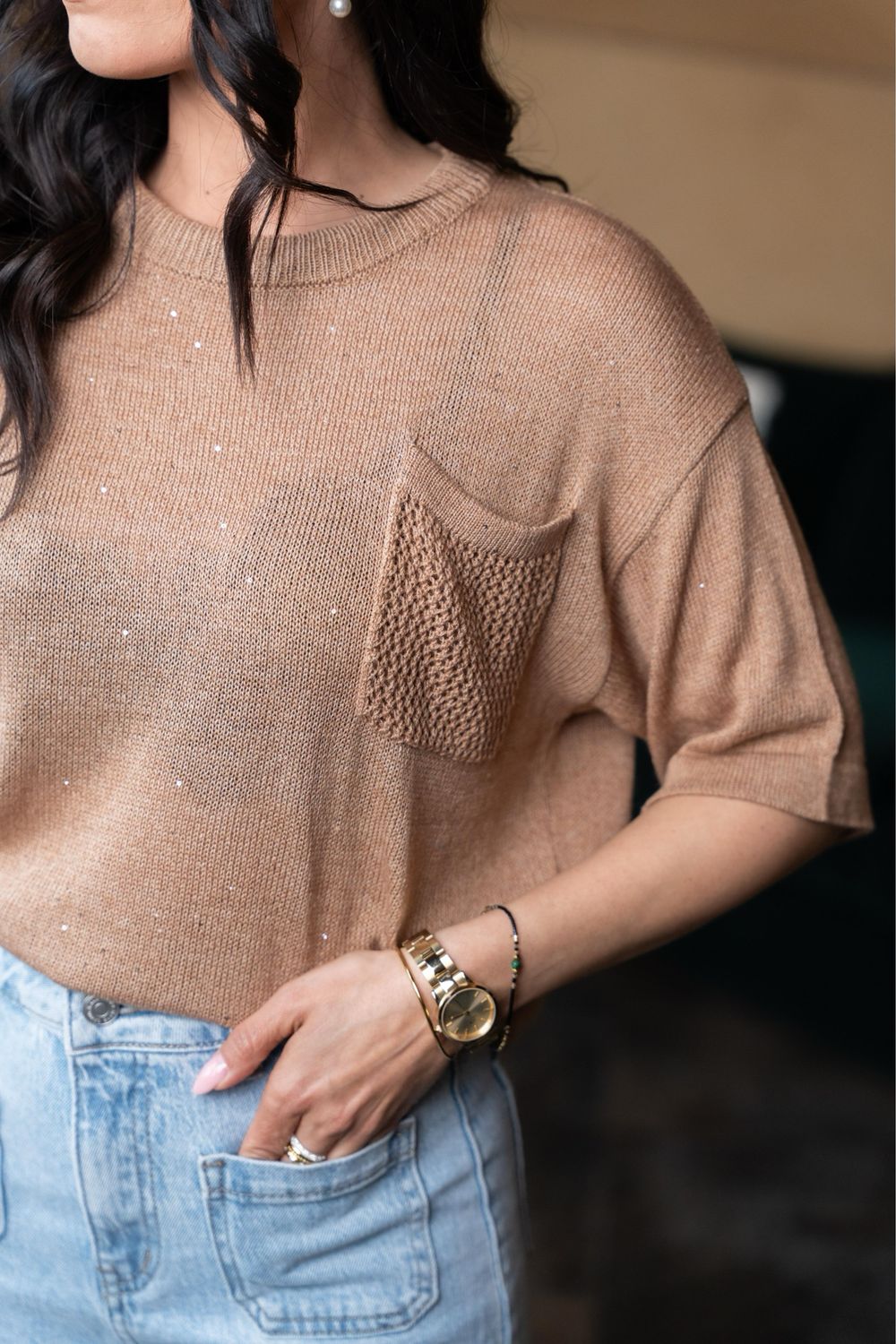 T-shirt «&nbsp;YUNA&nbsp;» Camel