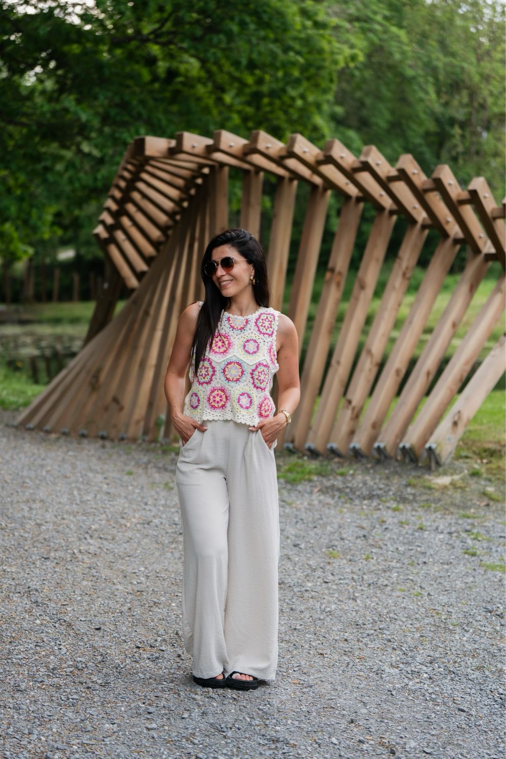 Top en crochet «&nbsp;FLORENCE&nbsp;»