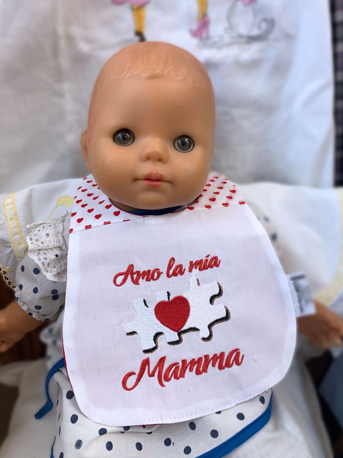 Bavaglino AMO LA MIA MAMMA