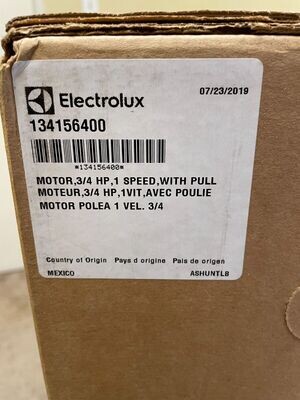 Electrolux 134156400 Washer Drive Motor 3/4HP, 1 Speed