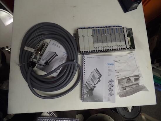 FESTO MULTIPIN VALVE TERMINAL CODE E: 32E-MPM-S+F / P: 32P-SGL-N-M5B-7E3L