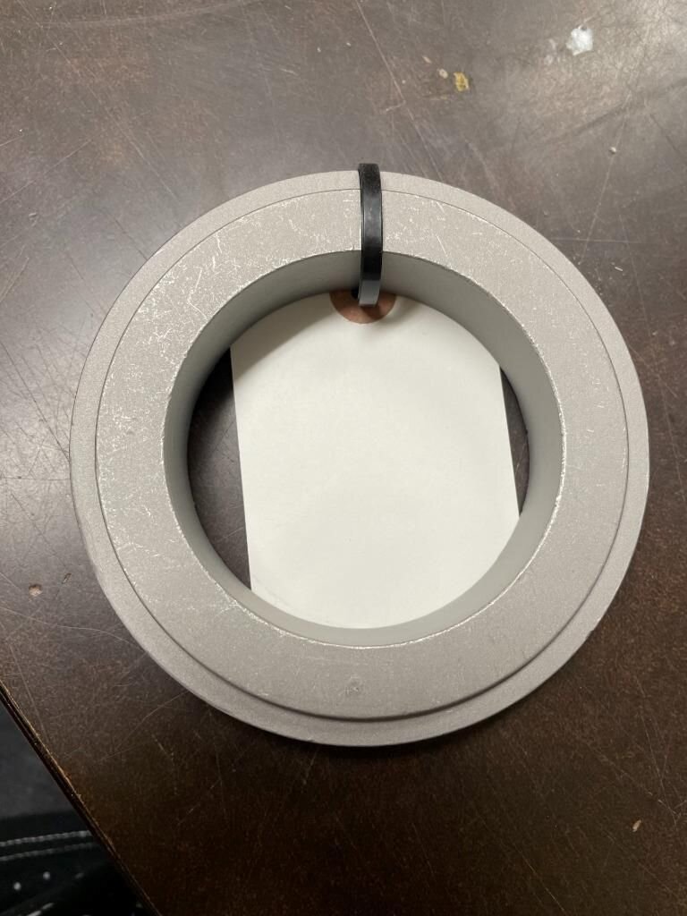 FISHER / EMERSON SEAT RING 29A3666X0BA, MAT. R30006 COBALT ALLOY, HEAT C767