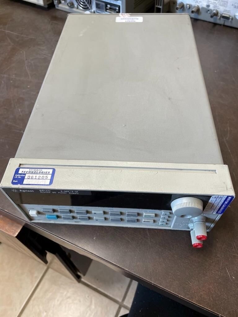 AGILENT 6613C SYSTEM DC POWER SUPPLY 0-50V / 0-1A