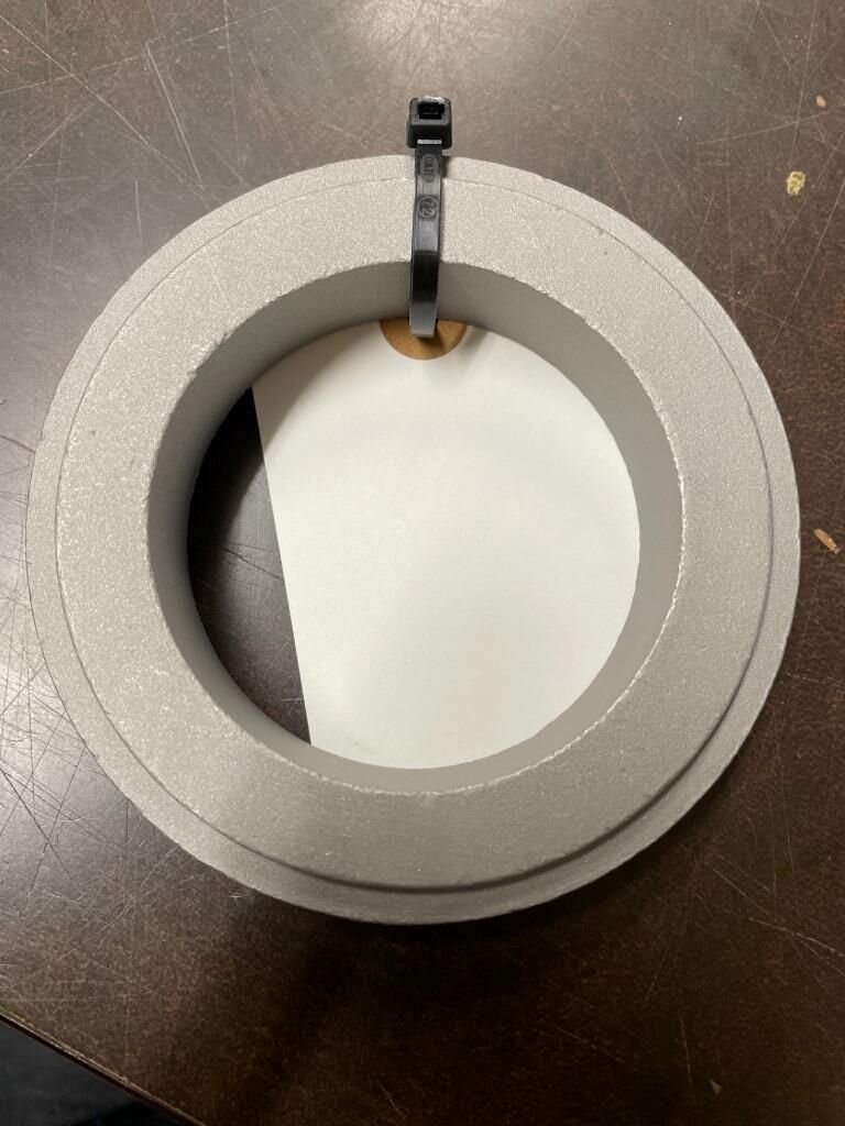 FISHER / EMERSON SEAT RING 29A3666X0AA, MAT. CF8M, HEAT E7DD