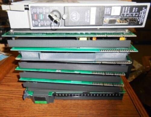 QTY 7 ALLEN BRADLEY 1771-XXX AND 1785-XXX SURPLUS MODULES SEE THE LIST NEW