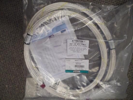 PANDUIT QUICKNET STP CAT 6A CASSETTE TO CASSETTE 6 PORTS WHITE RISER CABLE 10FT