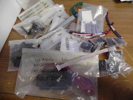 LOT OF ASSORTED KONE ELEVATORS PARTS & ACCESSORIES SEE LIST
