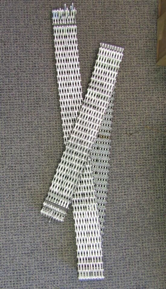 SILENT CHAIN 85" x 3" 3'4" PITCH, 1 CENTER GUIDE, ALL LINK NO SPACERS, S. STEEL