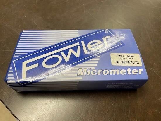 FOWLER 52-246-121-0 MICROMETER 0-1" BLADE