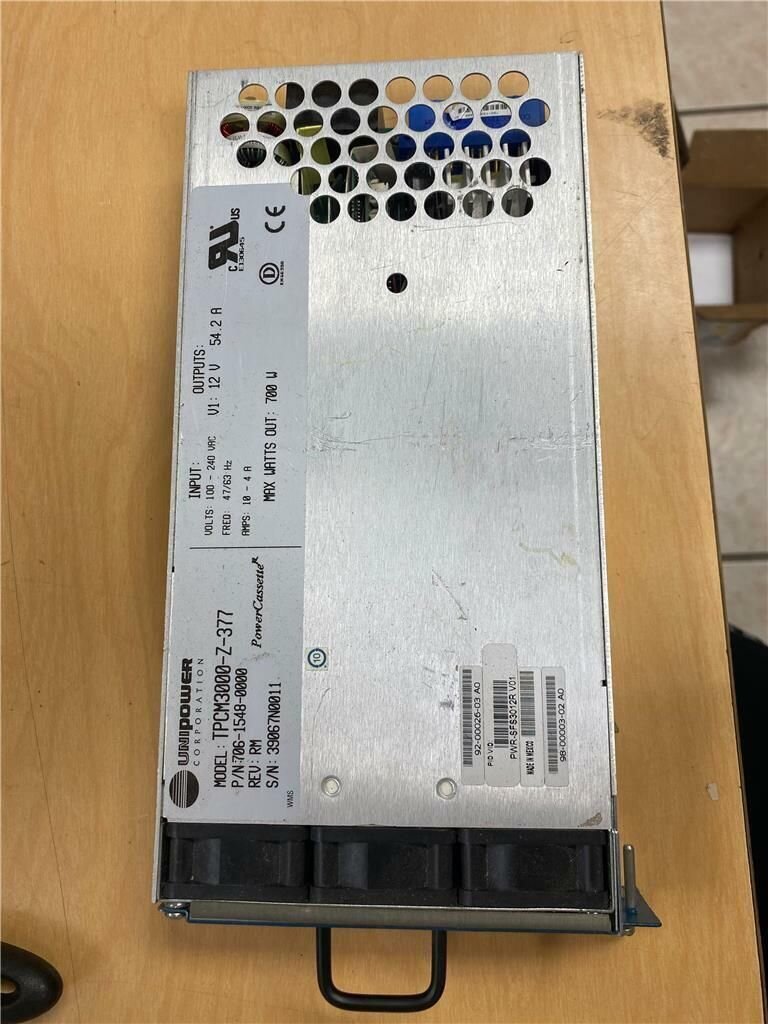 CISCO PWR-SFS3012R 700W TPCM3000-Z-377 706-1548-0000