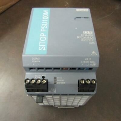 Siemens 6EP13333BA10 Power Supply AC-DC; 24V 5A 85-132/170-264V In DIN Rail 120W