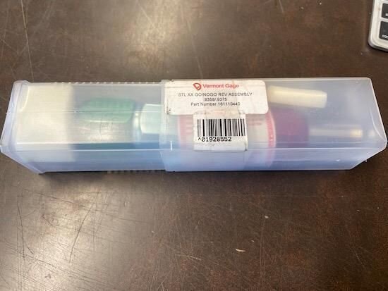 VERMONT GAGE 161110440 STL XX GO/NOGO REV ASSEMBLY .9359/.9375
