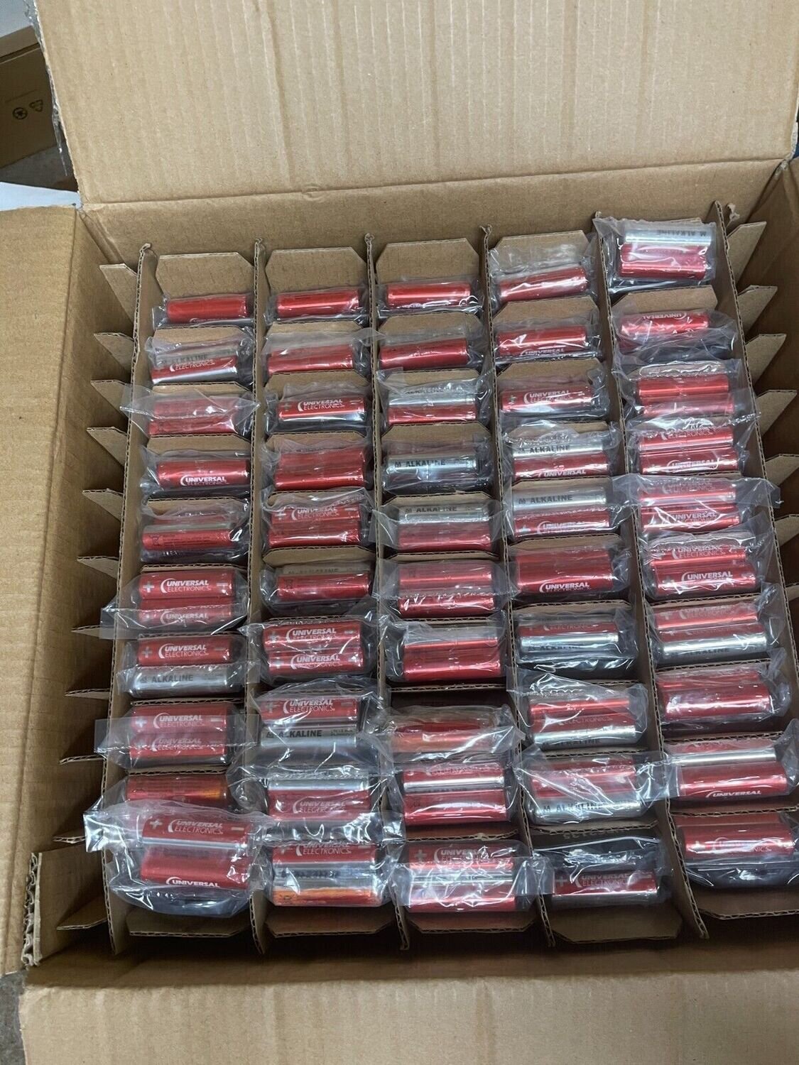 BOX OF 50 GVTC UNIVERSAL URC2135 URC-2135BC0-AN-R REMOTE CONTROL