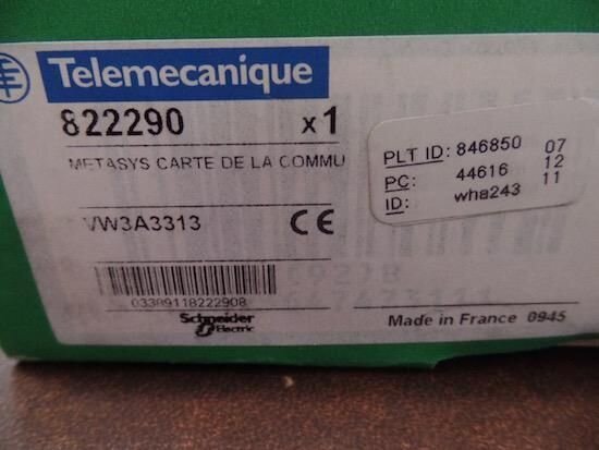 SCHNEIDER ELECTRIC VW3A3313 ALTIVAR 61 METASYS N2 CARD