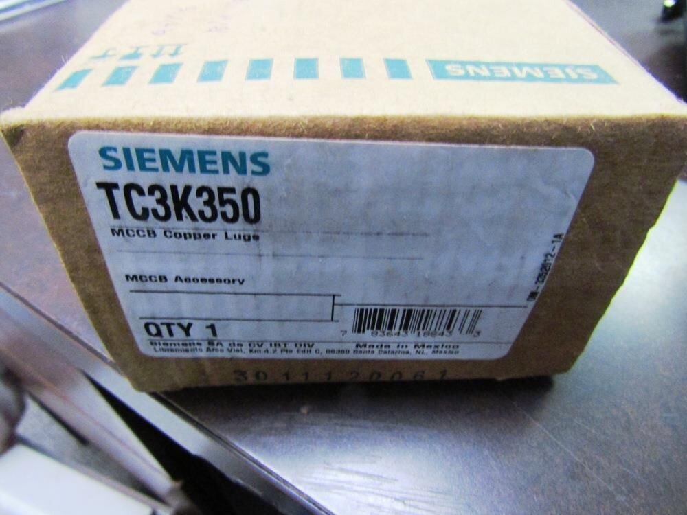 Siemens TC3K350 BREAKER mccb copper LUGS