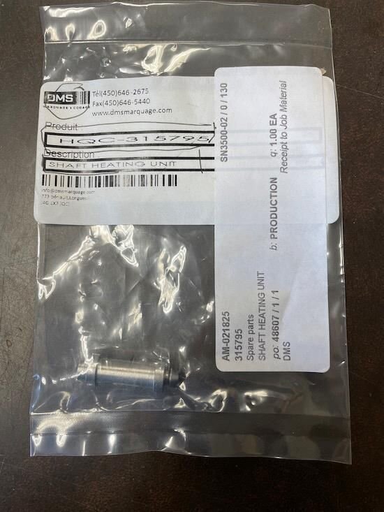 DMS HQC-315795 SHAFT HEATING UNIT