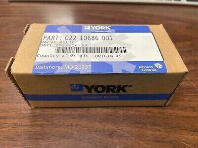 YORK / JOHNSON CONTROLS 022 10686 001 / 02210686001 RELIEF VALVE
