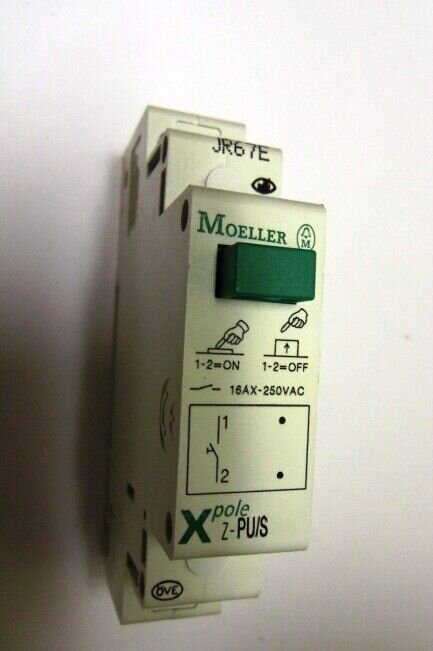 SET OF 2 MOELLER 276 291 16A 250V AC 1S (1NO) Z-PU/S NEW OPEN BOX