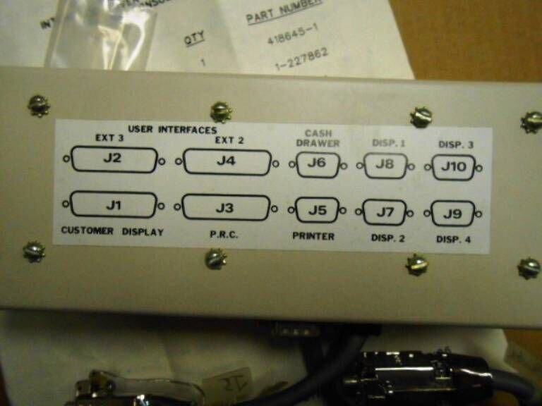 Tokheim 418645-1 INTERFACE COVER ASSEMBLY KIT FOR 184/185 CONSOLES