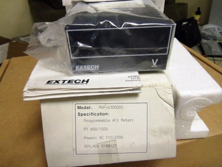 EXTECH V3000AS / MVF-V3000AS PROGRAMMABLE AC VOLTAGE VERSAMETER NEW