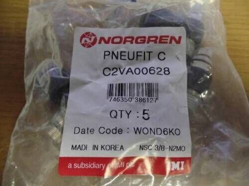 QTY 5 NORGREN C2VA00628 FLOW CONTROLS NEW