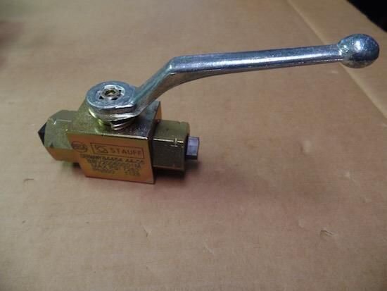 STAUFF BBV20060001M 3/8" NPT 7250 PSI TWO WAY VALVE