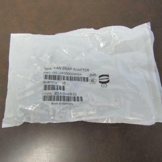 BAG OF 10 HARTING 09330009984 HAN SNAP ADAPTER