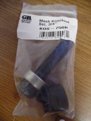 GARDNER BENDER KOS-750B MECH KNOCKOUT SET 3/4" NEW