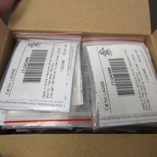 QTY 30 HUYA LA0656/24C989 CABLE SIZE 8 STR TO 500 MCM 1HOLE LUG COMPRESSION CONN