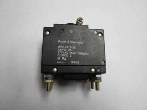 Potter & BRUMFIELD W92-X112-25 Circuit Breaker Switch 25 USED