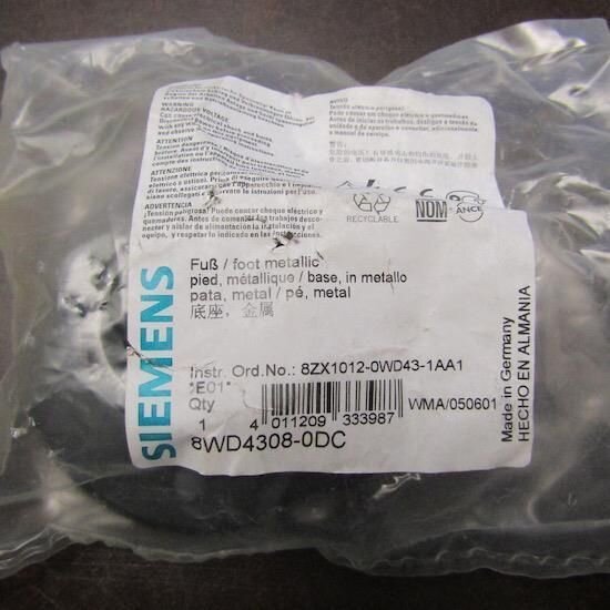 SIEMENS 8WD4308-0DC METAL BASE FOR TUBE