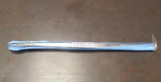 VWR 82027-434 SERRATED SPECIMEN FORCEPS 10" STAINLESS STEEL