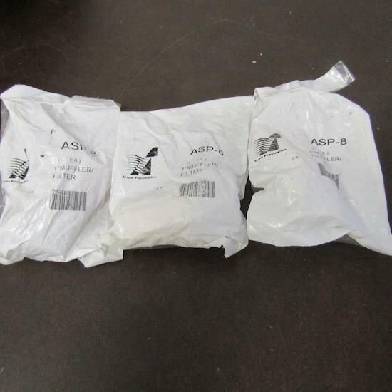 LOT OF 3 ARROW PNEUMATICS ASP-8 Pneumatic Exhaust Muffler, 1"