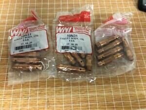 LOT OF 3 PACKS (EACH PACK QTY 5) WNI 10N31 COLLETS 1/16" FOR 17, 18 & 26 TORCH
