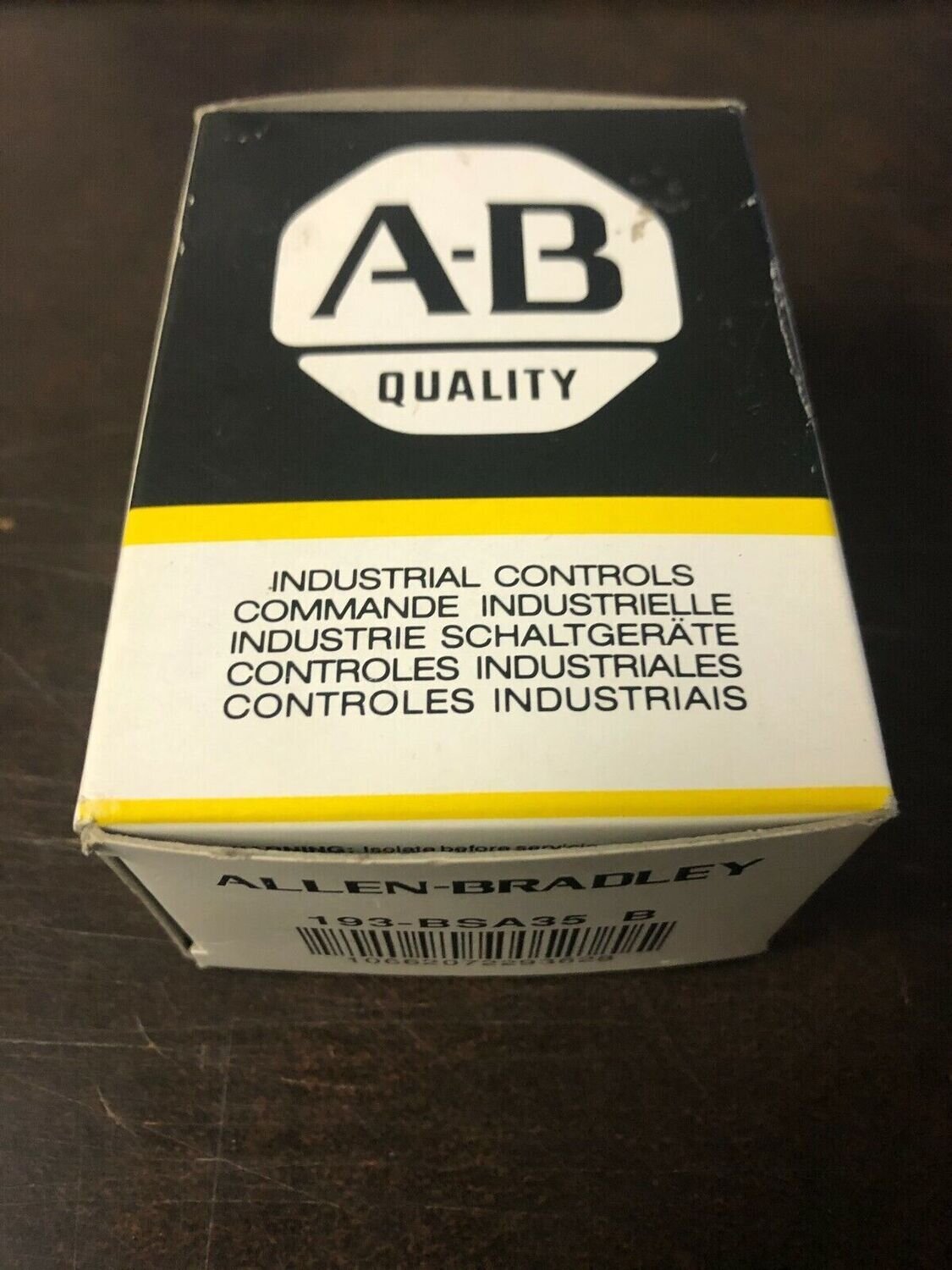 ALLEN BRADLEY 193-BSA35 SER B BIMETALLIC OVERLOAD RELAY