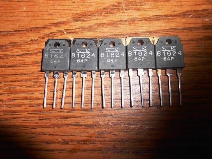 QTY 5 KENWOOD 2SB1624 TRANSISTOR NEW