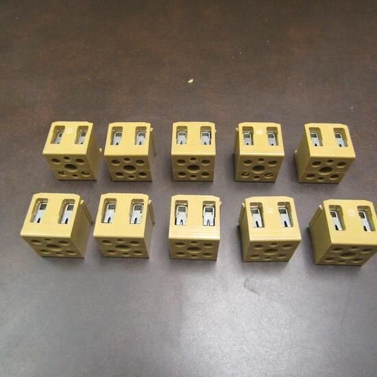 LOT OF 10 WEIDMULLER 0624720000 CONNECTOR TERMINAL BLOCKS