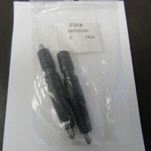 LOT OF 2 ESAB 0469837880 FEEDER OUTLET NOZZLE