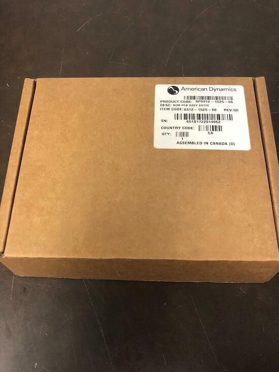AMERICAN DYNAMICS SP0312-1525-06 BOM PCB ASSEMBLY ADTTE