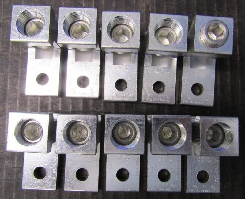 lot of 10 250KCMIL-6 AB250-S ALUM LUG AWG 6