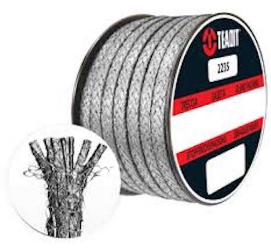 TEADIT STYLE 2235 5/16" 2LB VALVE STEM PACKING FLEXIBLE GRAPHITE INCONEL
