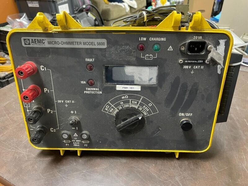 AEMC INSTRUMENTS MICRO-OHMMETER MODEL 5600