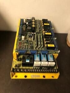 FANUC A06B-6058-H333 SERVO AMPLIFIER W/ A16B-1100-0330/04B CIRCUIT BOARD