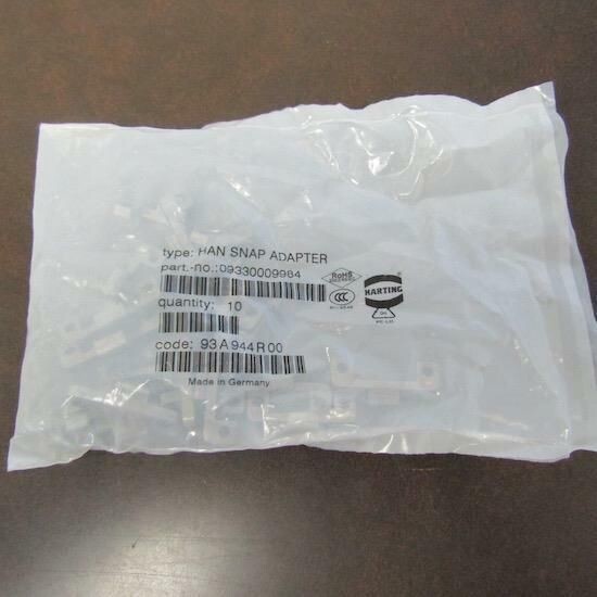 BAG OF 10 HARTING 09330009984 HAN SNAP ADAPTER